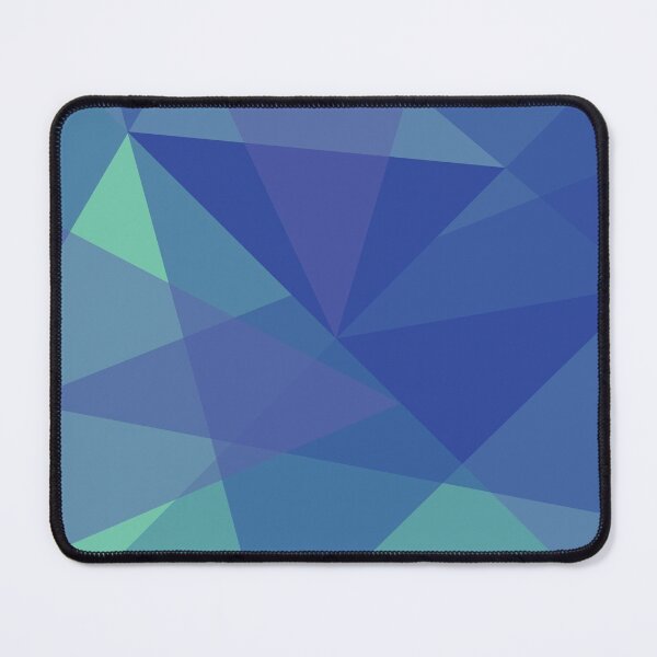 Item preview, Geometric Mosaic Triangles (blue) designed and sold by Design Minds Boutique.