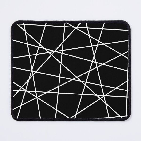 Item preview, Geometric Lines (white/black) designed and sold by Design Minds Boutique.