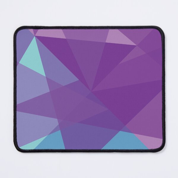 Item preview, Geometric Mosaic Triangles (purple/blue) designed and sold by Design Minds Boutique.