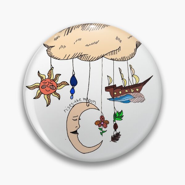 Item preview, Rises the moon designed and sold by Mira the Nerd.