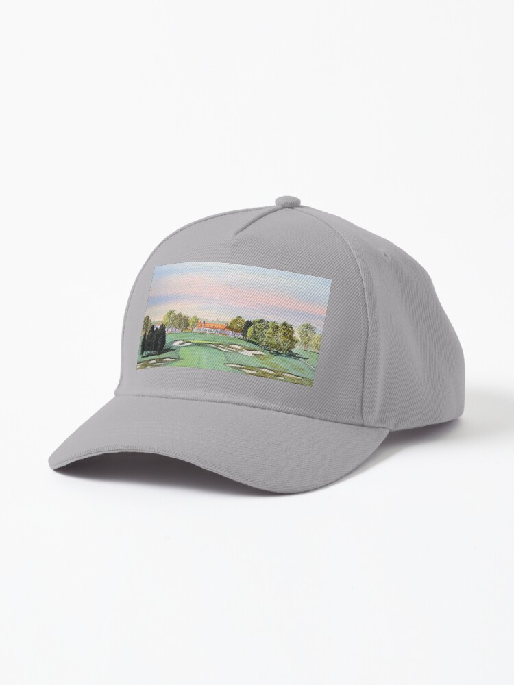bethpage golf course 18th hole" cap by billholkham redbubble bethpage golf course 18th
