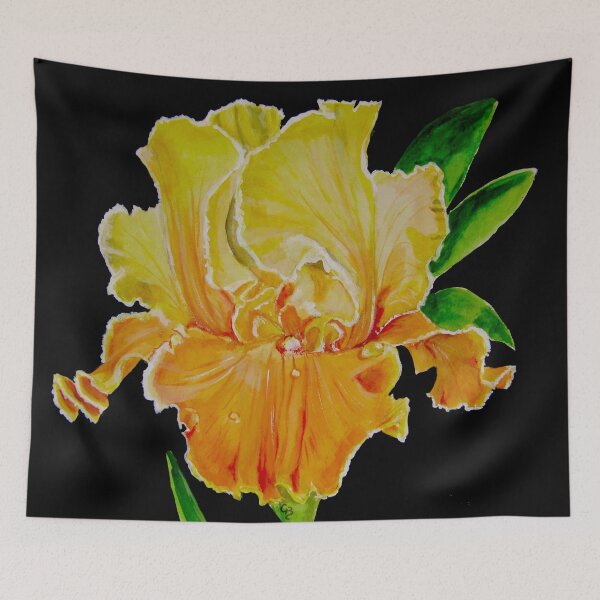 Item preview, Yellow Bearded Iris designed and sold by PaintedbyCarol.