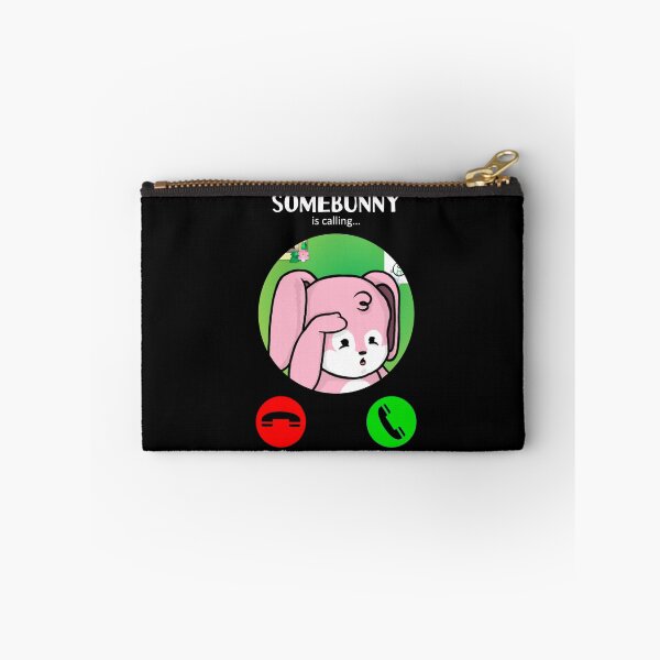 Item preview, Somebunny Is Calling (1 : Pink : Dark) designed and sold by the-krisney-way.