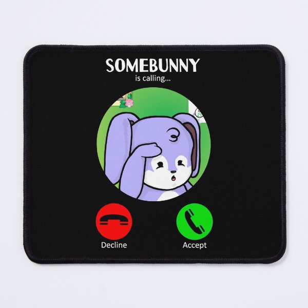 Item preview, Somebunny Is Calling (1 : Blue : Dark) designed and sold by the-krisney-way.