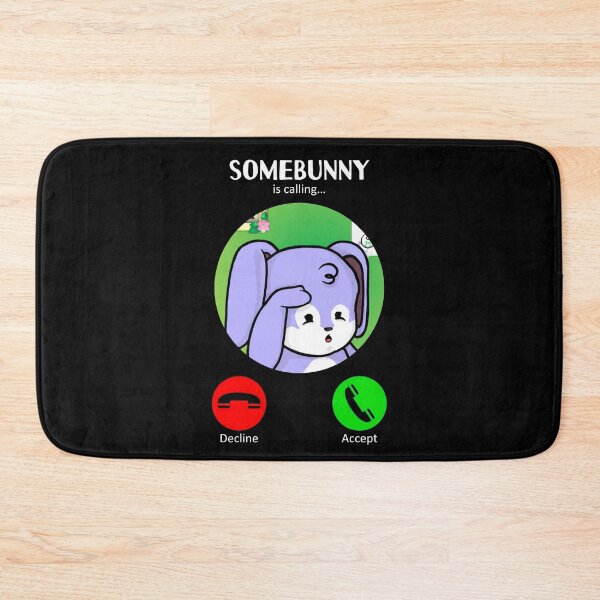 Item preview, Somebunny Is Calling (1 : Blue : Dark) designed and sold by the-krisney-way.