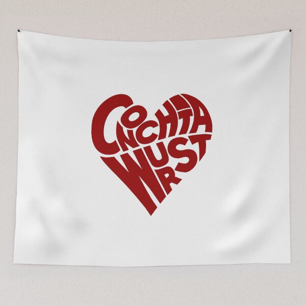 Item preview, Conchita Wurst - Red HEART designed and sold by SzaboMarta.