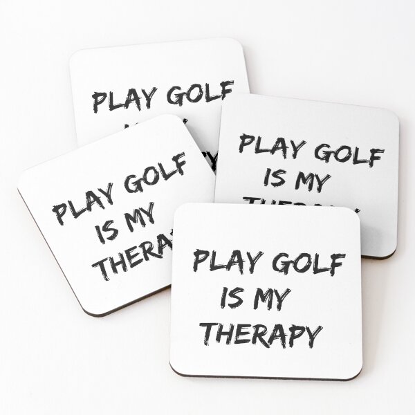 Item preview, play golf is my therapy  designed and sold by sarina G.