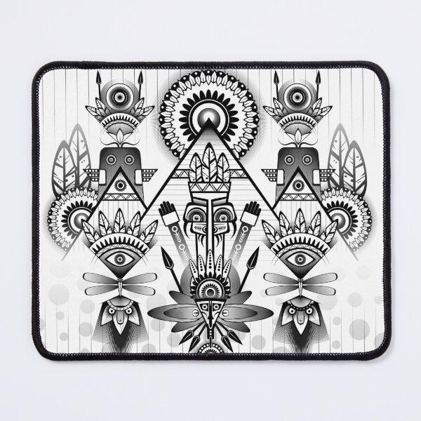 Item preview, Abstract Ancient Native Indian designed and sold by livianasgifts.