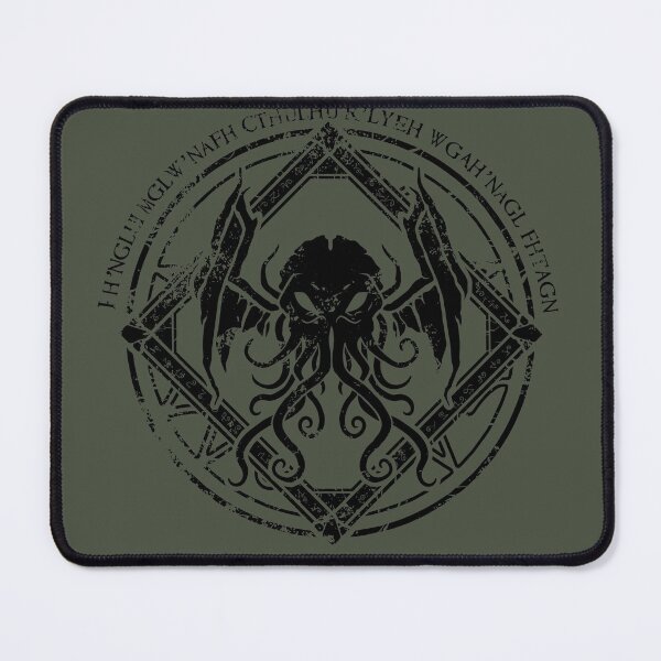 Item preview, Cthulhu - Lovecraft - Distressed chant design designed and sold by zachholmbergart.