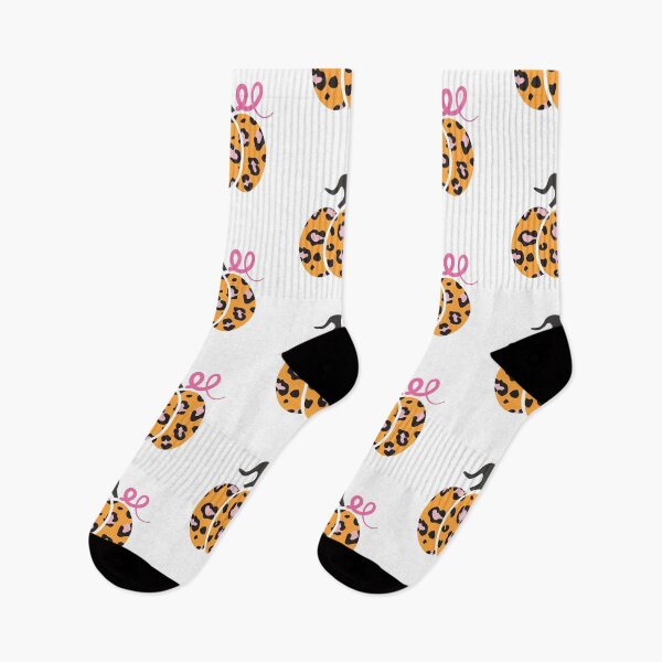Item preview, Pink and orange pumpkin leopard designed and sold by Mylittleprints.