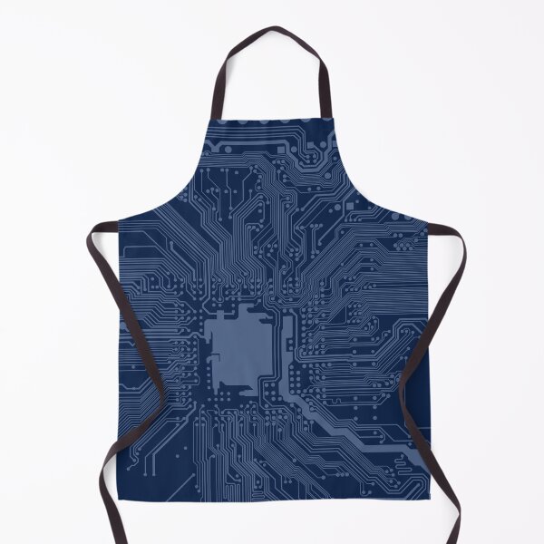 Item preview, Blue Geek Motherboard Circuit Pattern designed and sold by livianasgifts.