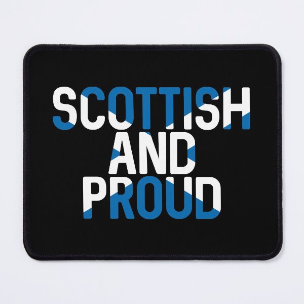 Item preview, Scottish and Proud, Scottish Saltire Flag Slogan Design  designed and sold by MacPean.