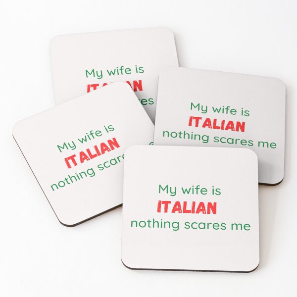 Item preview, My wife is italian nothing scares me designed and sold by omaeth303.