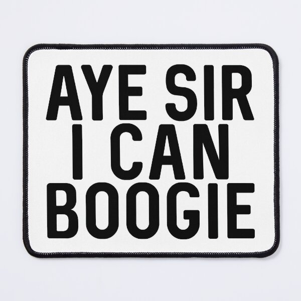 Item preview, Aye Sir I Can Boogie, Scottish Football Slogan Design designed and sold by MacPean.
