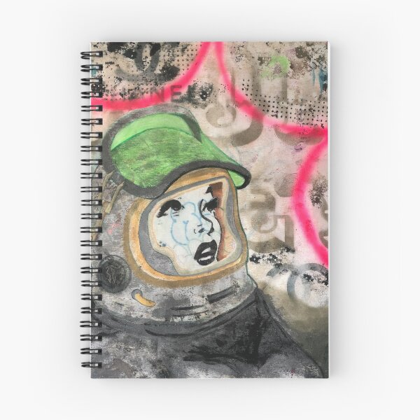 Item preview, Astronaut girl | Graffiti bombing | Pop art | Street-art aesthetics designed and sold by CiceroSpin.