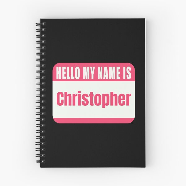 Item preview, Hello My Name Is Christopher Name Tag  designed and sold by Cafecreative.