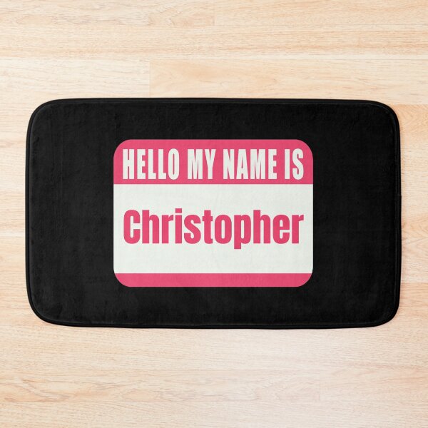Item preview, Hello My Name Is Christopher Name Tag  designed and sold by Cafecreative.