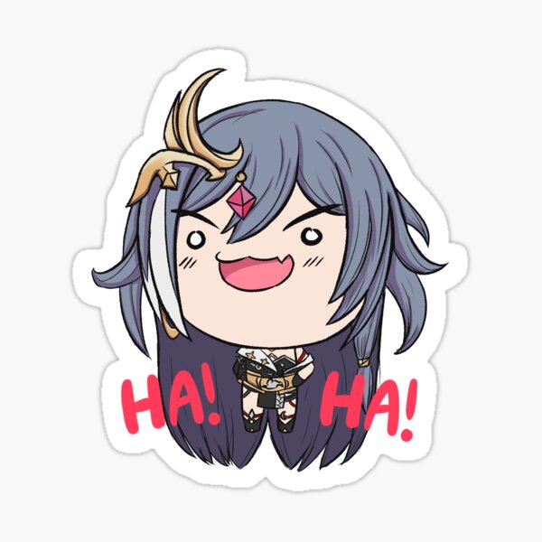 Herrscher Of Sentience Fu Hua Chibi Rire Honkai Impact 3 Sticker
