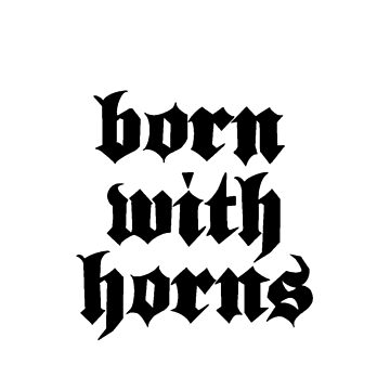 Artwork thumbnail, Born With Horns by hannamaae