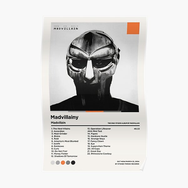 Mask Mf Madvillains Poster Poster