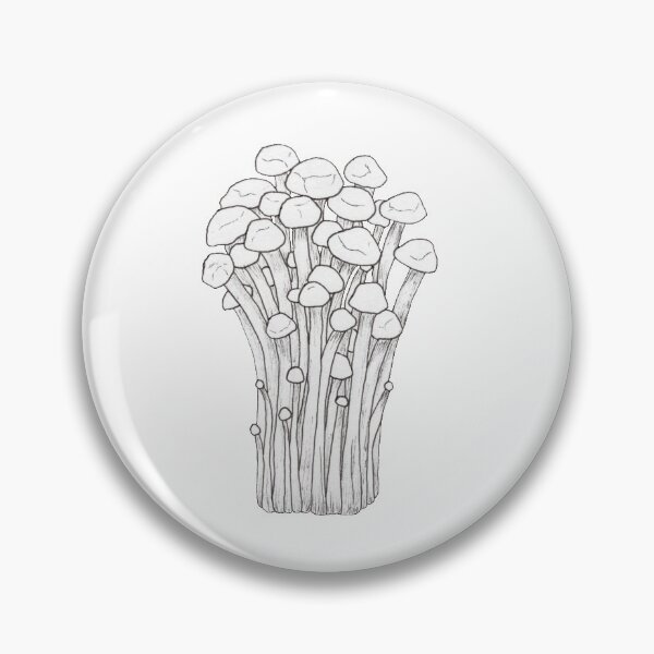 Item preview, Enoki Mushroom Sketch designed and sold by Renai Petty.