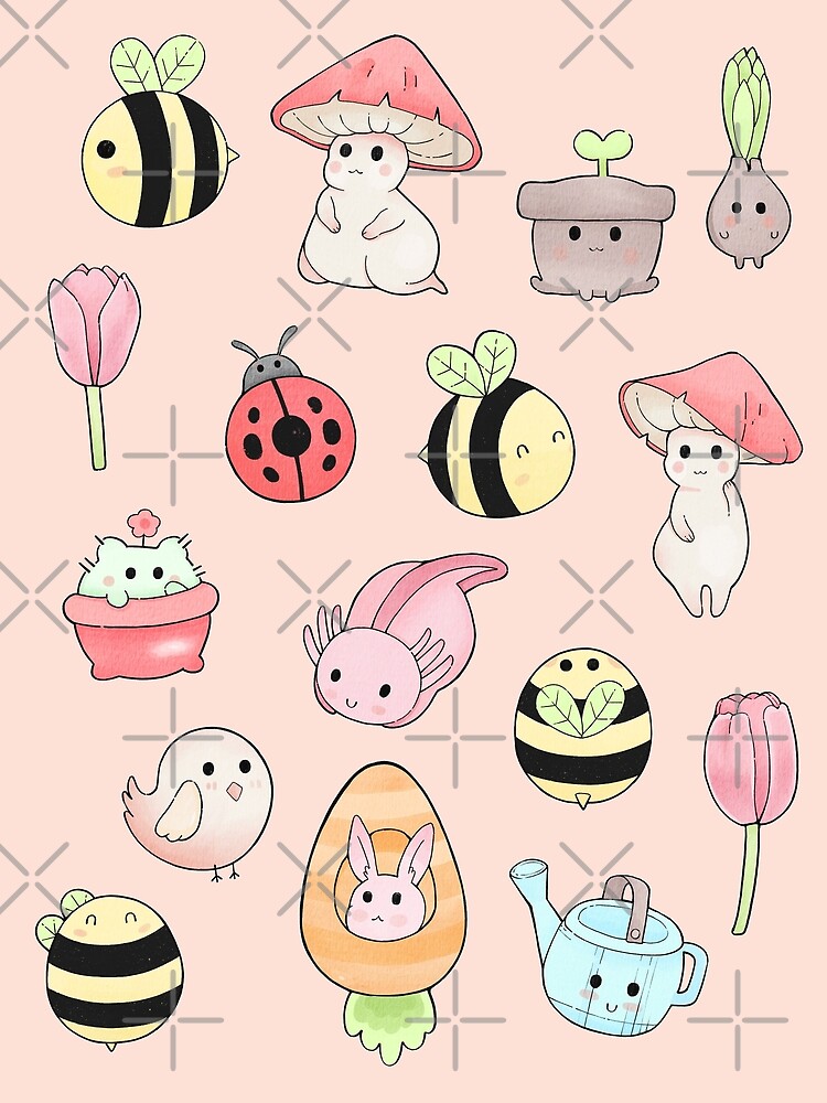 Cute Rabbit Yoga Characters Set Vector Download