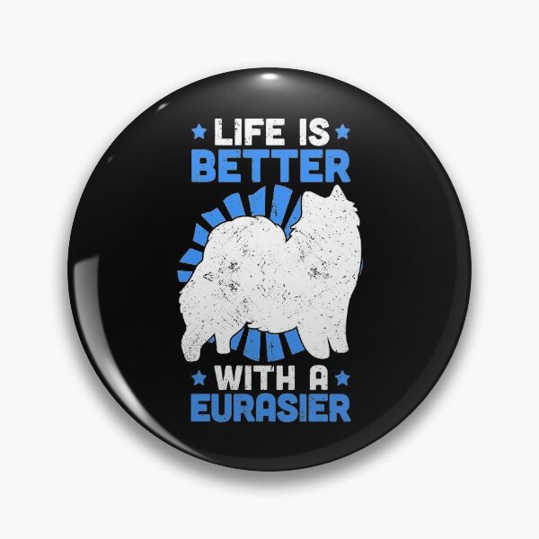 Item preview, Living with Eurasier Asian Spitz family dog designed and sold by madgrfx.