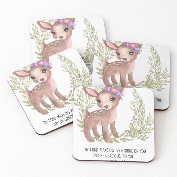 Item preview, Kids Bible Verse Wall Art, Nursery Bible Verse, Numbers 6:25, Kids Nursery Decor, Woodland animal,Baby Shower Gift, Nursery Wall Decor, Watercolor Animal designed and sold by Dzhenka-Balimez.