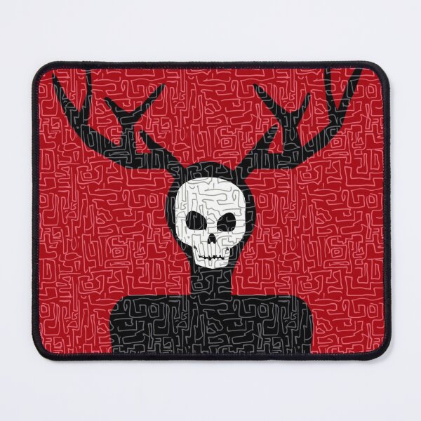 Item preview, The Maze Hannibal Wendigo Skull with Antlers designed and sold by orionlodubyal.