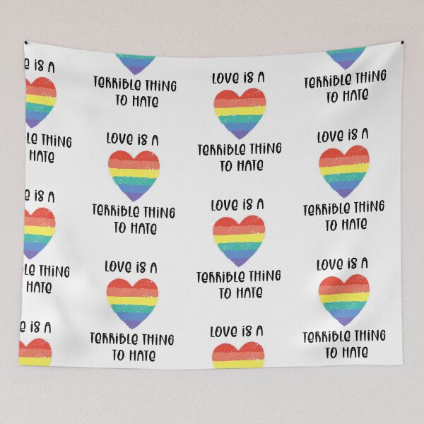 Item preview, Pride Love is a Terrible Thing to Hate designed and sold by Debbie Rodriguez.