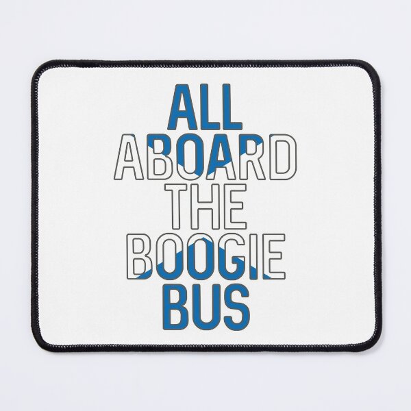 Item preview, All Aboard The Boogie Bus, Scottish Saltire Football Slogan Design designed and sold by MacPean.