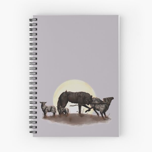 Item preview, The Shepard- Wolf and sheep dark fairytale design designed and sold by Phen-akism.