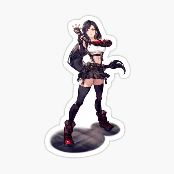 Tifa Lockhart - War of the Visions: Final Fantasy Brave Exvius - Character Summon Official Artwork Sticker