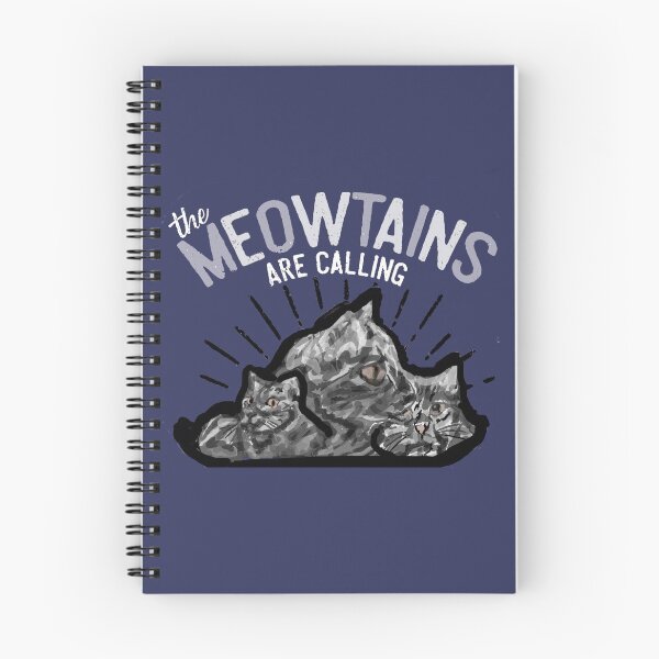 Item preview, THE MEOWTAINS ARE CALLING designed and sold by THE AMERICAN TEEVANGELIST.