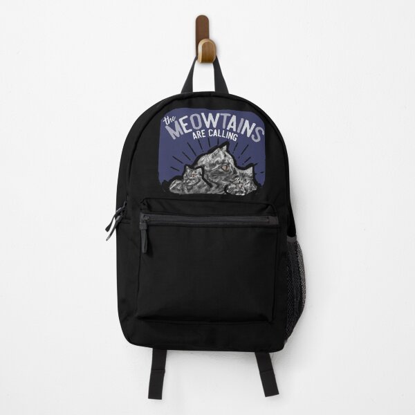 Item preview, THE MEOWTAINS ARE CALLING designed and sold by THE AMERICAN TEEVANGELIST.