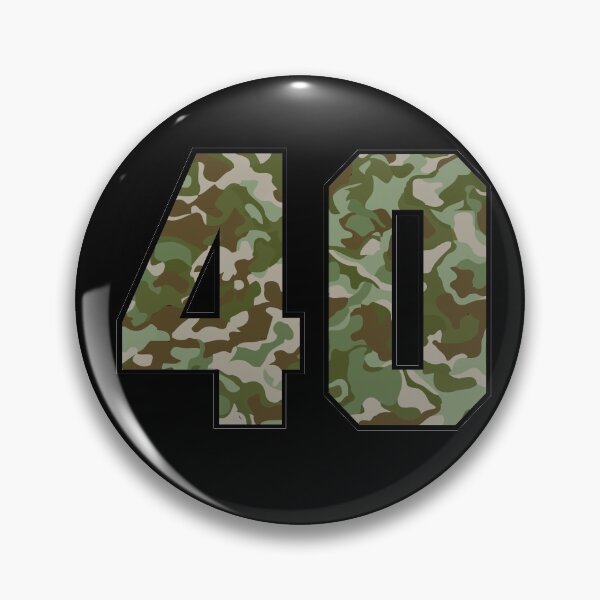 Item preview, Army Camouflage Number Forty Veteran Lucky Number 40 designed and sold by Urosek.