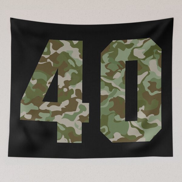Item preview, Army Camouflage Number Forty Veteran Lucky Number 40 designed and sold by Urosek.