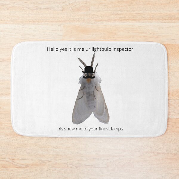 Item preview, Lightbulb inspector moth designed and sold by mjalred.