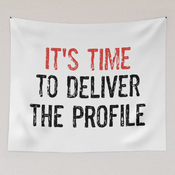 Item preview, It's Time To Deliver The Profile designed and sold by Martini-Four.