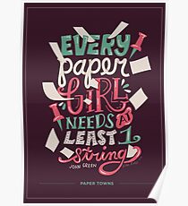 Paper Towns: Paper Girl Poster