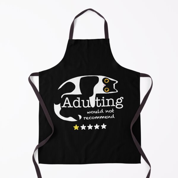 Item preview, Adulting Would Not Recommend - White Cat designed and sold by RosalieReeves.