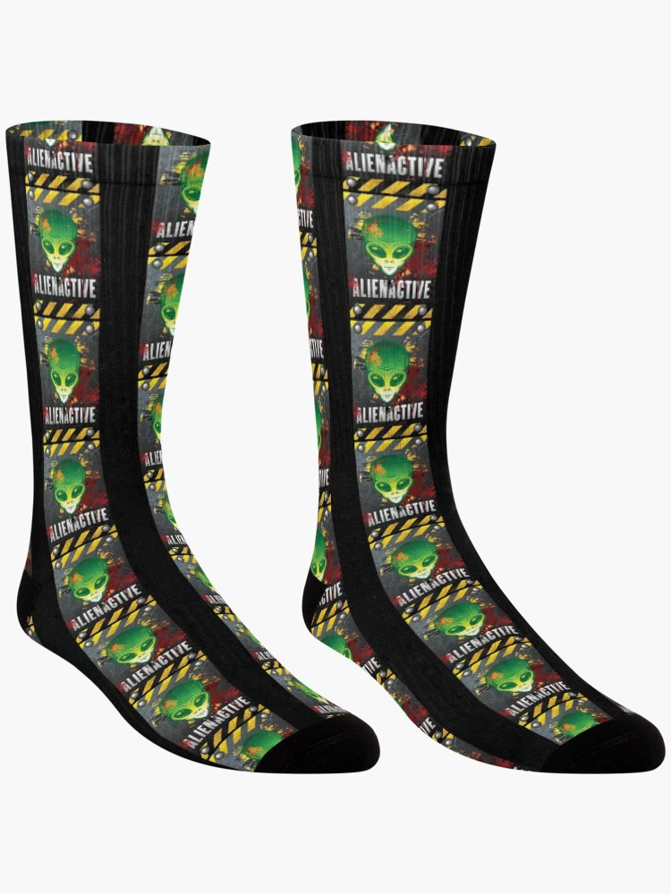 Thumbnail 3 of 5, Socks, ALIENACTIVE designed and sold by RIGHTCHUS.