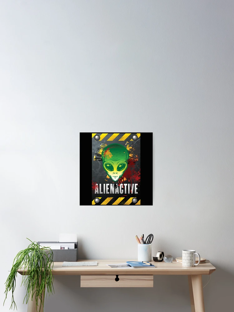 Thumbnail 2 of 3, Poster, ALIENACTIVE designed and sold by RIGHTCHUS.