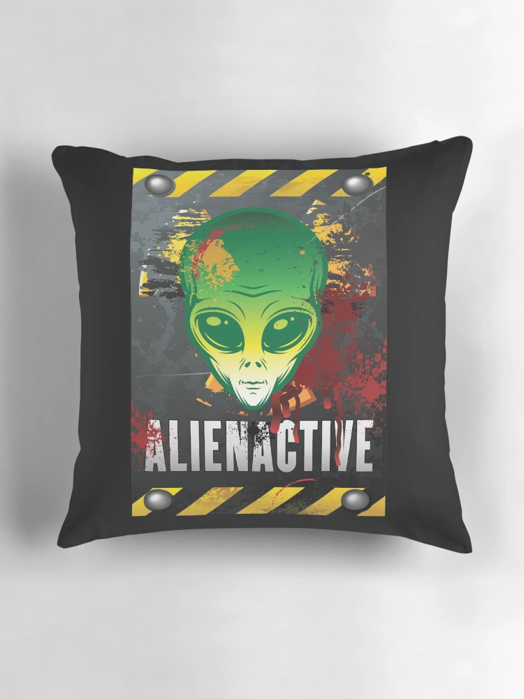 Thumbnail 3 of 4, Pillow, ALIENACTIVE designed and sold by RIGHTCHUS.
