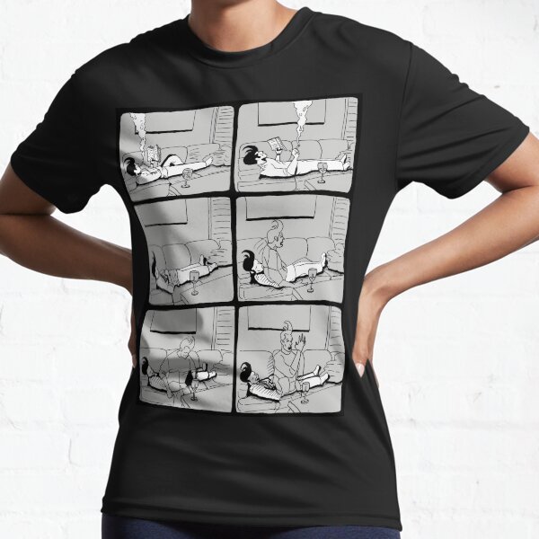 Astral Projection B&W Active T-Shirt