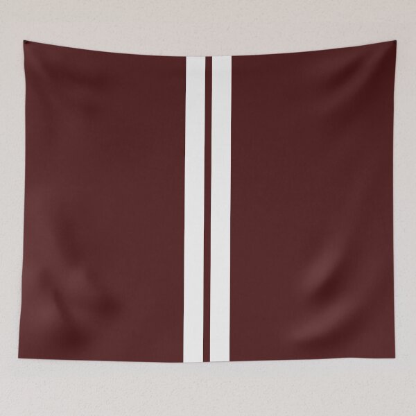 Aperçu de l'œuvre Design basique rouge à rayures blanches créée et vendue par BLMcreations.
