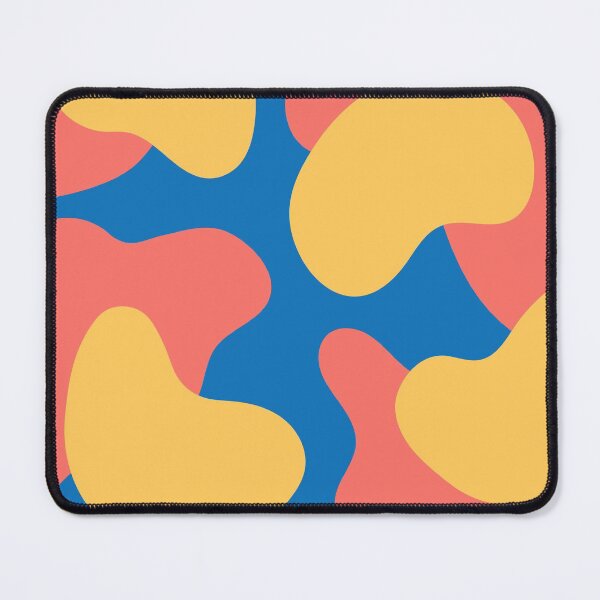 Item preview, Tropical Blobs (Blue, Coral, Yellow) designed and sold by Design Minds Boutique.