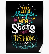 My Thoughts Are Stars Poster