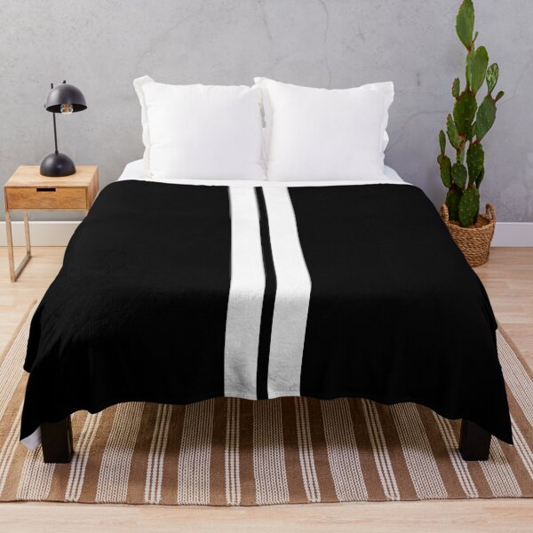 Aperçu de l'œuvre Design basique noir à rayures blanches créée et vendue par BLMcreations.