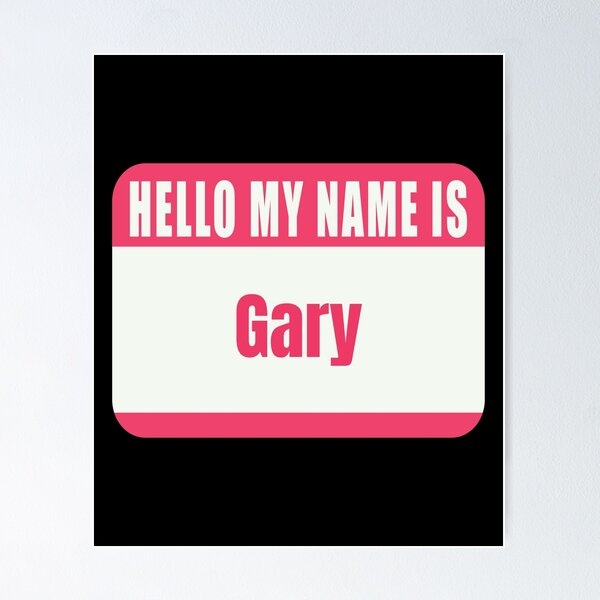 Hello My Name is Louis Name Tag | Poster